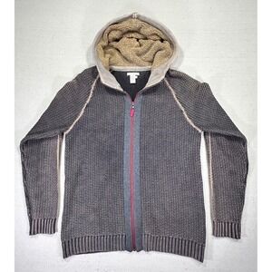 Carbon 2 Cobalt Men's Medium Sweater‎ Jacket Full Zip Hoodie Heavy Cotton